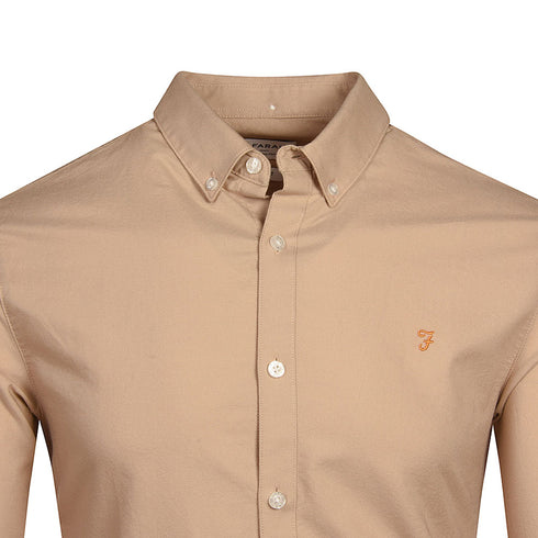Farah Brewer Ls Shirt Light Blue